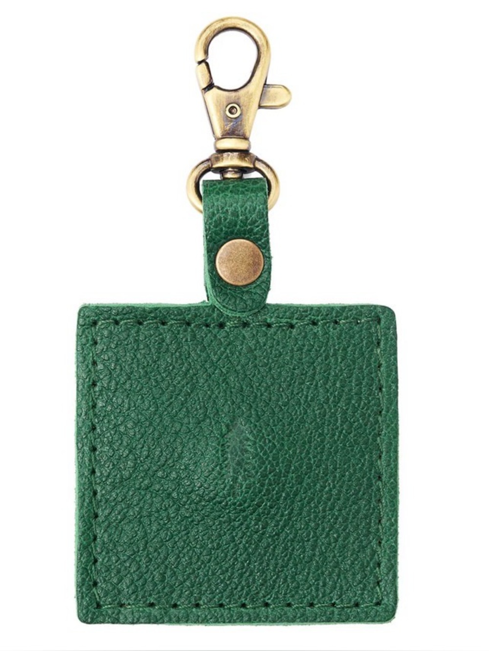 Portland Leather Co SQUARE AIRTAG HOLDER Green